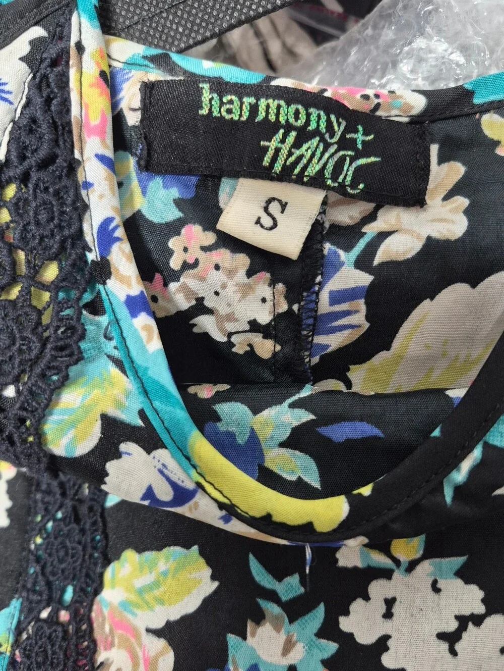 Harmony & Havoc Floral Lace Trim Lounge Romper